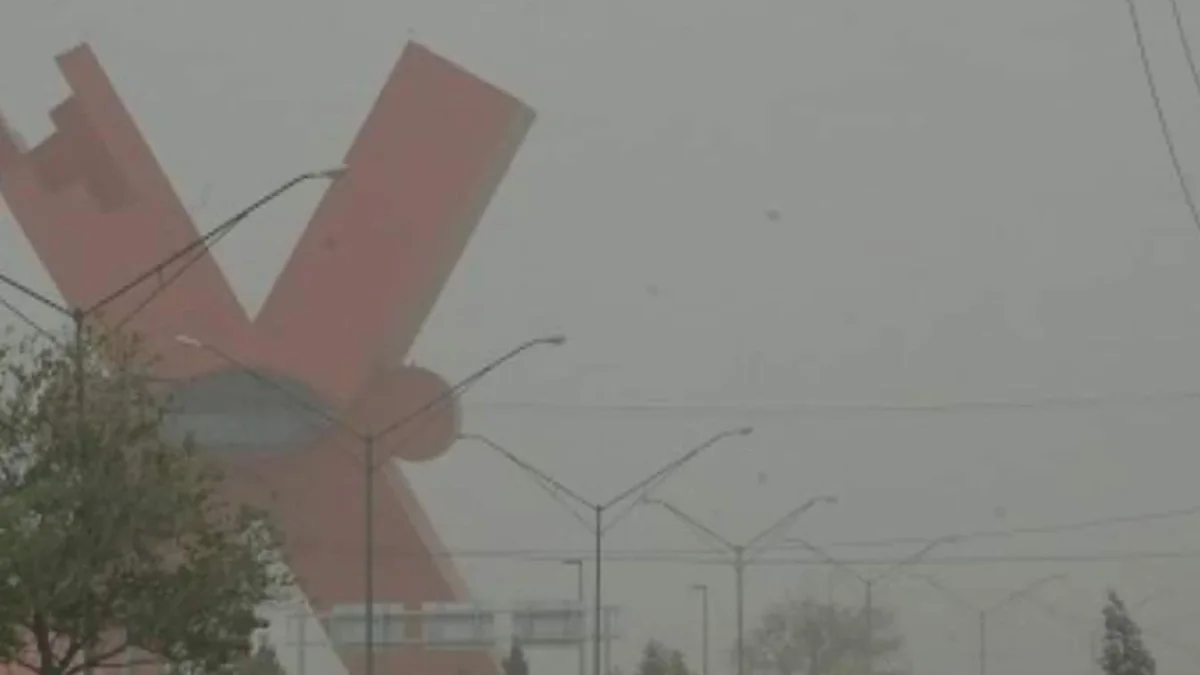Clima frío y cielo nublado en Ciudad Juárez durante la mañana