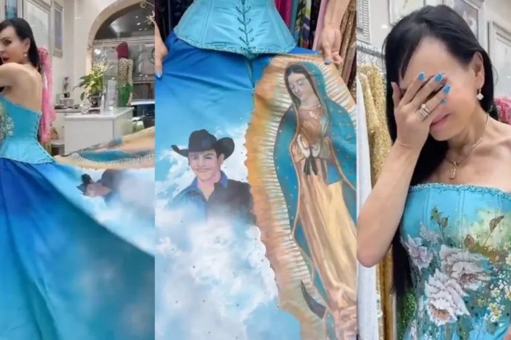 La actriz vivió un momento profundamente emotivo durante su presentación del 12 de diciembre en la Basílica de Guadalupe